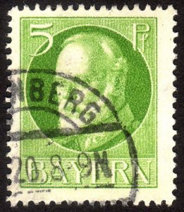 1916, Bavaria 5pf, Used, Sc 96