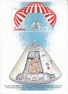 Gambia MNH Sc 2115 S/S Apollo 11 Value $ 5.00 US $$