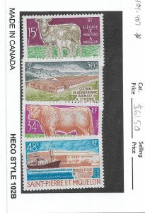 Saint Pierre & Miquelon: Sc # 404-407, MH (55228)