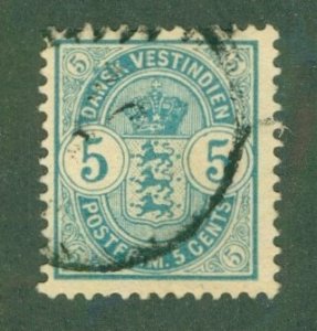 DANISH WEST INDIES 22 USED CV $25.00 BIN $7.00