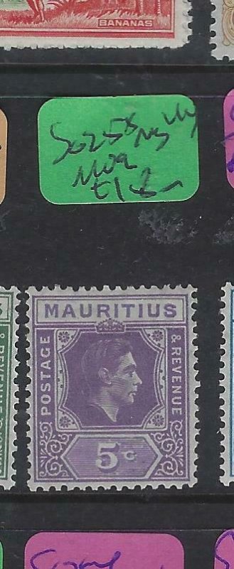 MAURITIUS (P0203BB) KGVI 5C    SG 255      MOG