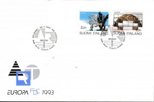 Finland 1993 Europa (2) FDC Mi.1206-07 Clean Unaddressed Cover