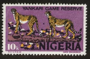 Nigeria Scott 297 MH* cheeta stamp CV$3.75