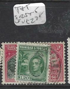 TRINIDAD AND TOBAGO   (P2903B)  KGVI   60C, $1.20   SG 254-5   VFU 