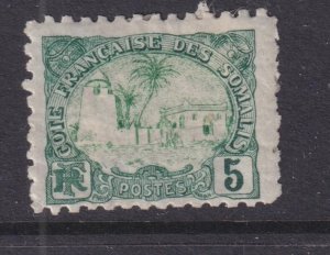 FRENCH SOMALI COAST, 1903 Mosque, 5c. Yellow Green & Blue Green, lhm.