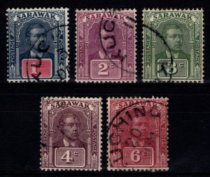 Sarawak 1928-29 Sir Charles Vyner Brooke Def., Part Set [Used]