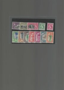 Southern Rhodesia 1953 QE2 Scott #81-94   Mint Lightly Hinged Set