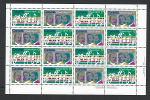 Canada  sheet mnh sc # 1407a