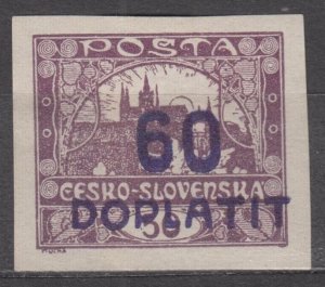 Czechoslovakia Scott #J25 1923 MH