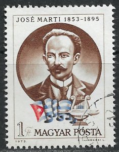 Hungary ~ Scott # 2259 ~ Used ~ Jose Marti ~ CTO