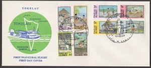 TOKELAU IS 1981 First flight cover to NUKUNONO..............................v551