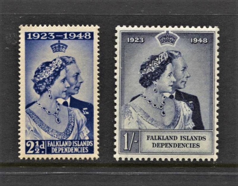 STAMP STATION PERTH -Falkland Is.Dep.#1L12 MNH OG VF Silver Wedding