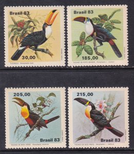 Brazil 1857-1860 Birds MNH VF