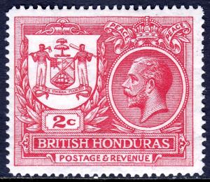 British Honduras - Scott #89 - MH - Light crease on hinge - SCV $5.50