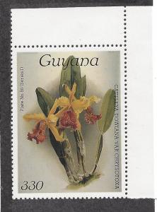 Guyana, 1133, Flowers - Orchids Single,**MNH**