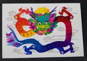 *FREE SHIP China Year Of The Dragon 2000 Chinese Lunar Zodiac (postcard) MNH