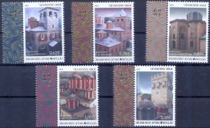 Greece Mount Athos 2012 Katholika of the Monasteries III issue MNH XF.