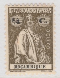 PORTUGAL MOZAMBIQUE 1914 1/4c Smooth Paper Perf 12x11 1/2 MNH** A29P32F36894-