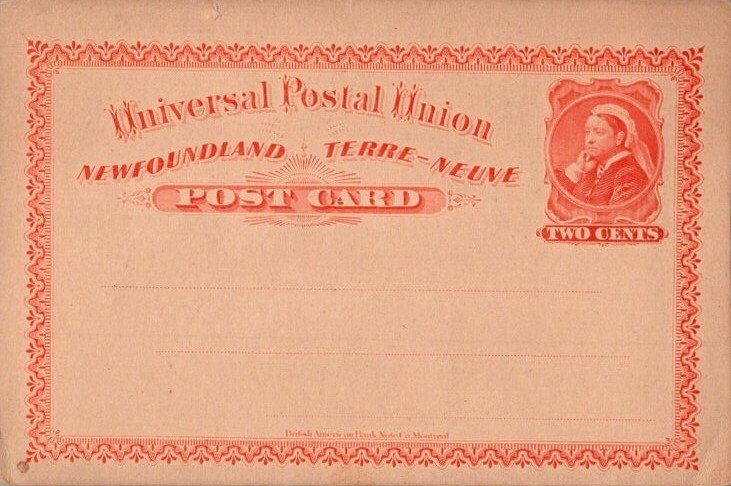 Newfoundland Higgins & Gage 4 Unused.