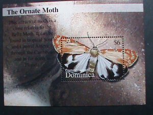 DOMINICA-1979-INSECTS- COLORFUL BEAUTIFUL LOVELY BUTTERFLY -MNH S/S SHEET VF