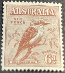 AUSTRALIA # 139-MINT/HINGED--SINGLE--LIGHT BROWN--1932