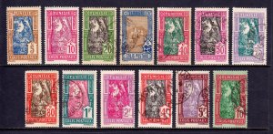 Tunisia - Scott #Q11//Q24 - Used/MH - Mixed condition, a few fillers - SCV $8.75