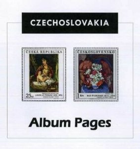 Czechoslovakia CD-Rom Stamp Album 1918-2016 Color Illustrated Album Pages