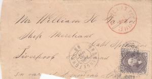 1865, 24c Washington on a piece from Boston, MA, See Remark (27974)