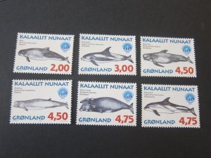 Greenland 1998 Sc 329-34 set MNH