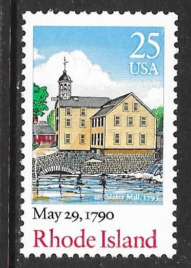 USA 2348: 25c Rhode Island, MNH, VF