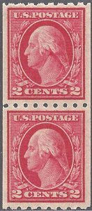 411 Mint,OG,NH... Pair... SCV $55.00... VF/XF