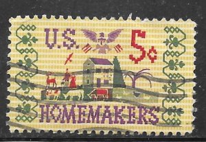 USA 1253: 5c Sampler, used, VF