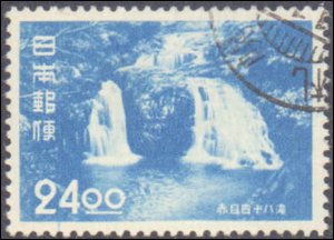 Japan #529-530, Complete Set(2), 1951, Waterfalls, Used