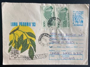 1960s Bucarest Romania Airmail First Day Cover FDC To Dundee Scotland