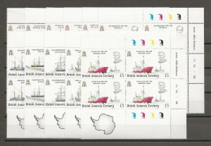 BRITISH ANTARCTIC TERRITORY 2008 SG 461/72 + MS473 MNH Cat £191