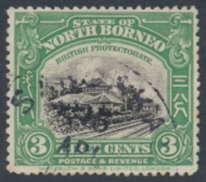 North Borneo SG 163 Used SC# 197 *  perf 13½ x 14  see details & scans 