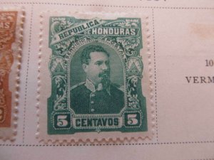 Honduras 1891 5c fine mh* stamp A11P11F3