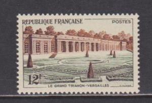 France Scott # 794 Grand Trianon,Versailles 1956  MNH