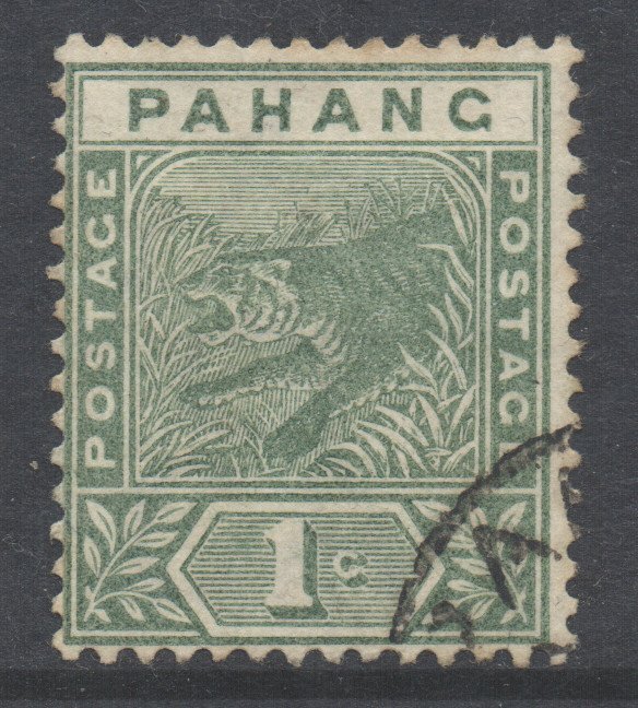 Malaya Pahang Scott 11 - SG11, 1891 Tiger 1c used