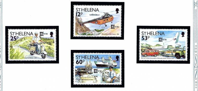 St Helena 677-80 MNH 1996 Transportation