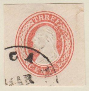 U.S. Scott #U1 Embossed Stamped Envelope - Used Single
