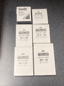 7 Packs - HAWID Stamp Mounts - Black