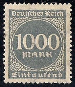 Germany #234  1000M Numerial, Slate, Mint OG H VF