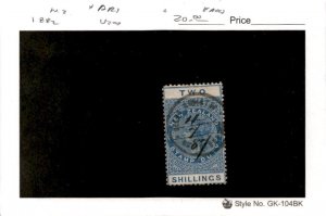 New Zealand, Postage Stamp, #AR1 Used, 1882 Postal-Fiscal (AD)