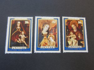 Penrhyn Islands 1980 Sc 127-9 set MH