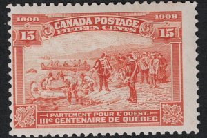 Canada SC# 102 Mint Never Hinged / Light Gum Crease & Tiny Dry Spot - S17839