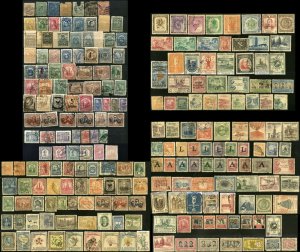 COLOMBIA Postage Airmail Republic Postal Tax Latin America Stamp Collection USED