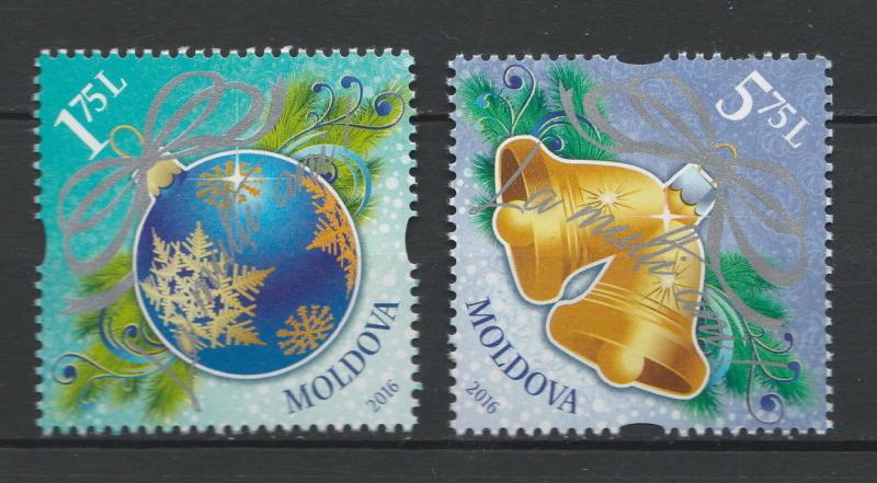 Moldova 2016 Christmas, New Year 2 MNH stamps 