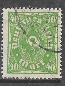 Germany 193: 40m Post Horn, used, F-VF