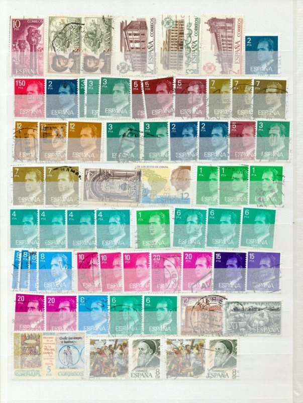 SPAIN Early/Mid Used Collection (Aprx 400 Items) (Igm 1219